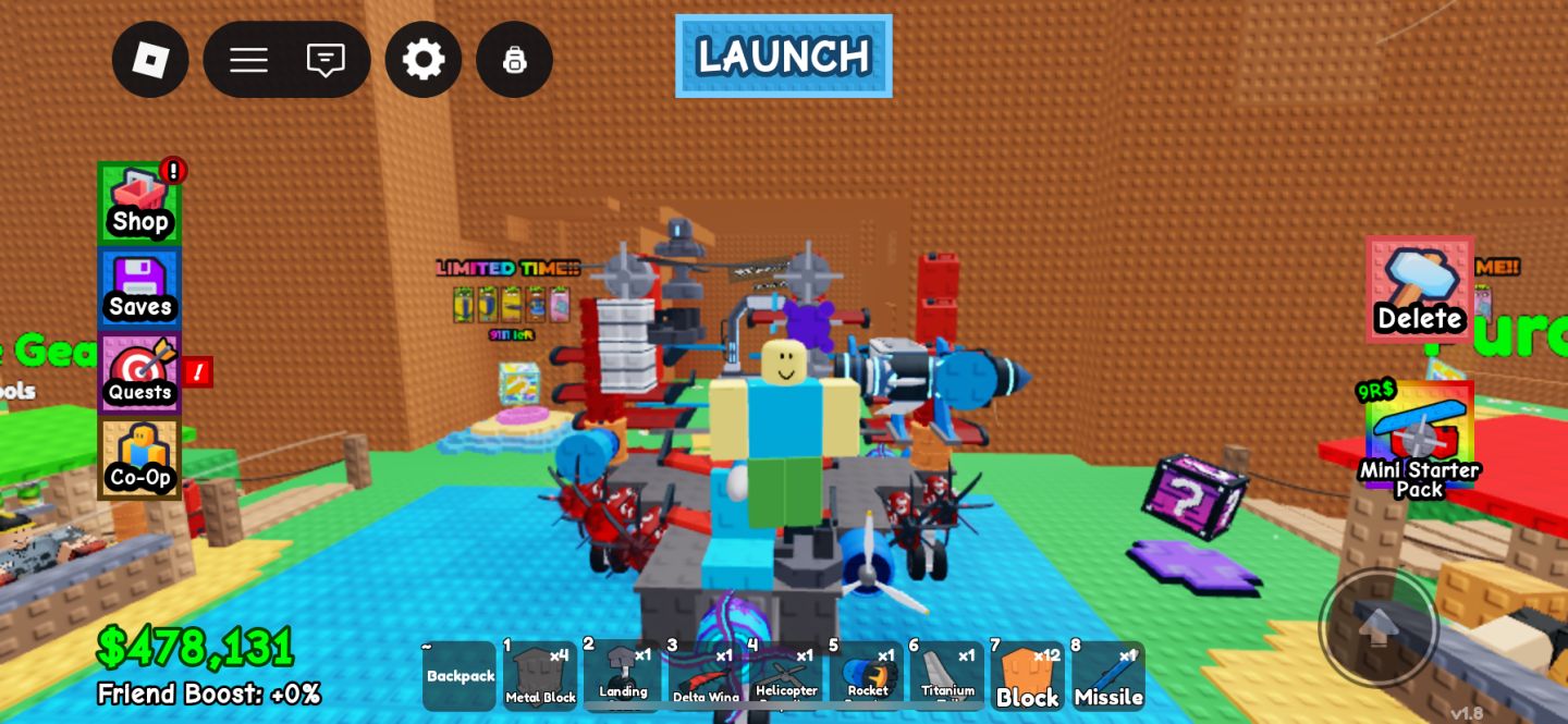 CONTA BUILD A PLANE: R$ 478.131 de Dinheiro, Blocos Raros, Mísseis e Titanium