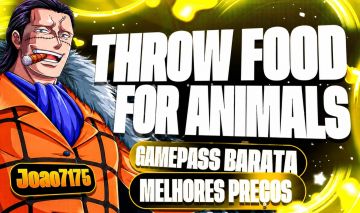 THROW FOOD FOR ANIMALS ROBLOX - JOGUE COMIGA PARA OS ANIMAIS (GAMEPASS PASSES)
