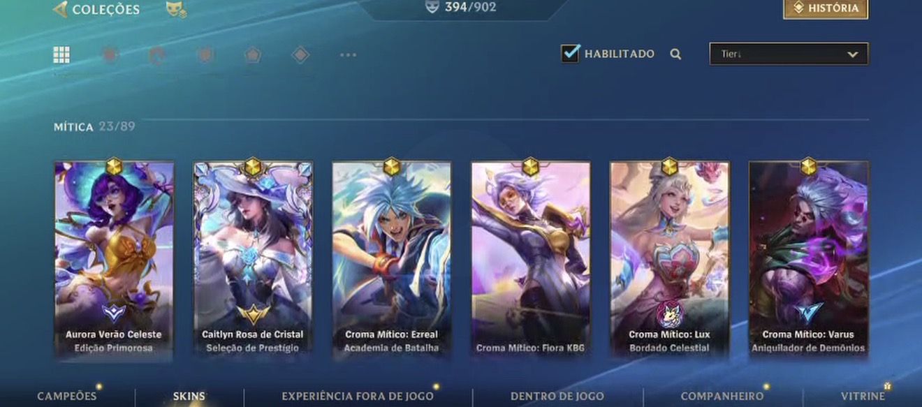 Conta Wild Rift Full gacha ,Todas skins da lux