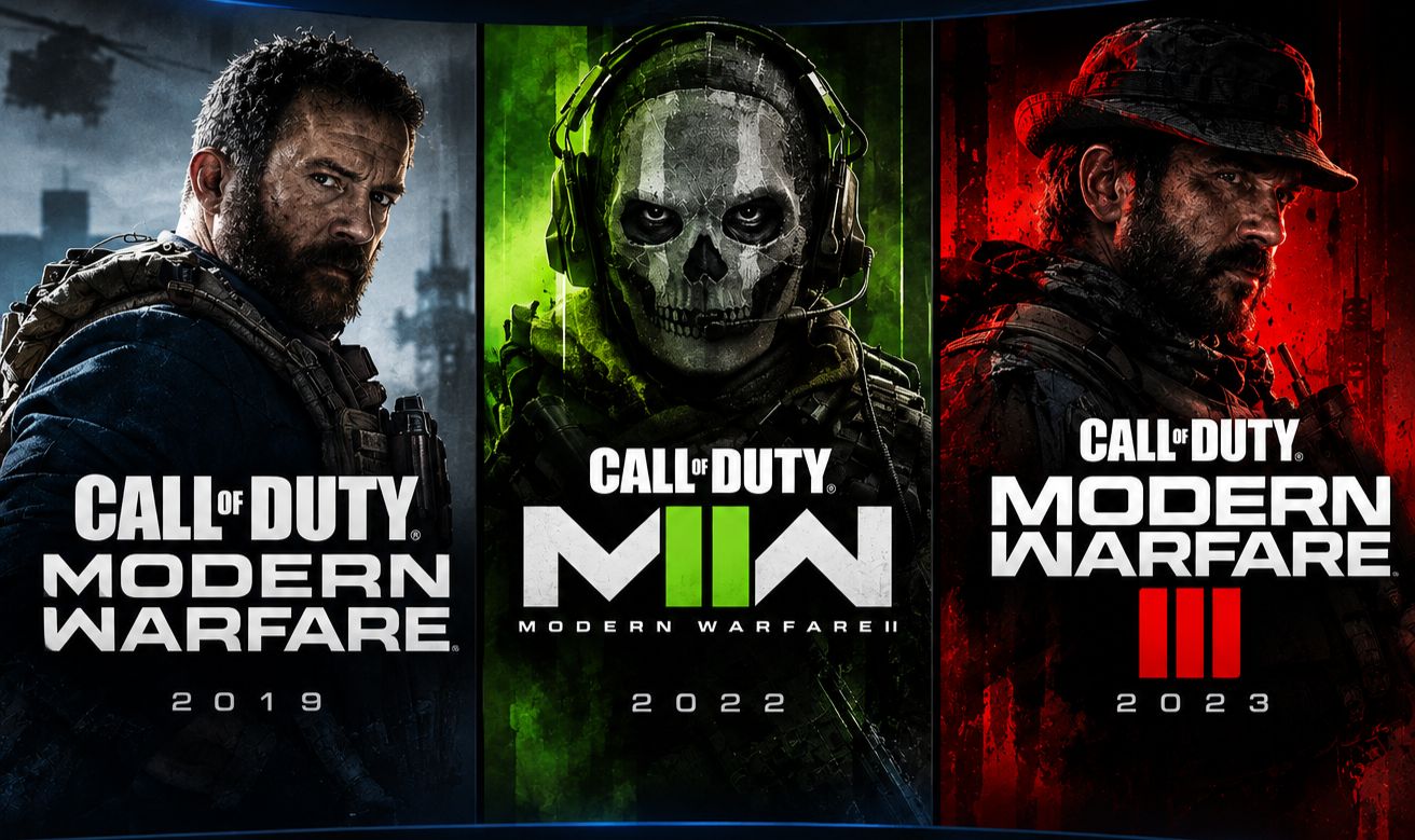 CALL OF DUTY MW1, 2 E 3