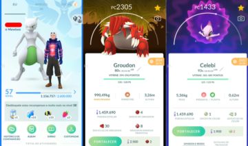 CONTA POKEMON GO LEVEL 57 | 138 BRILHANTE | 57 LENDARIO | 35 EVENTO | 1KK DUST