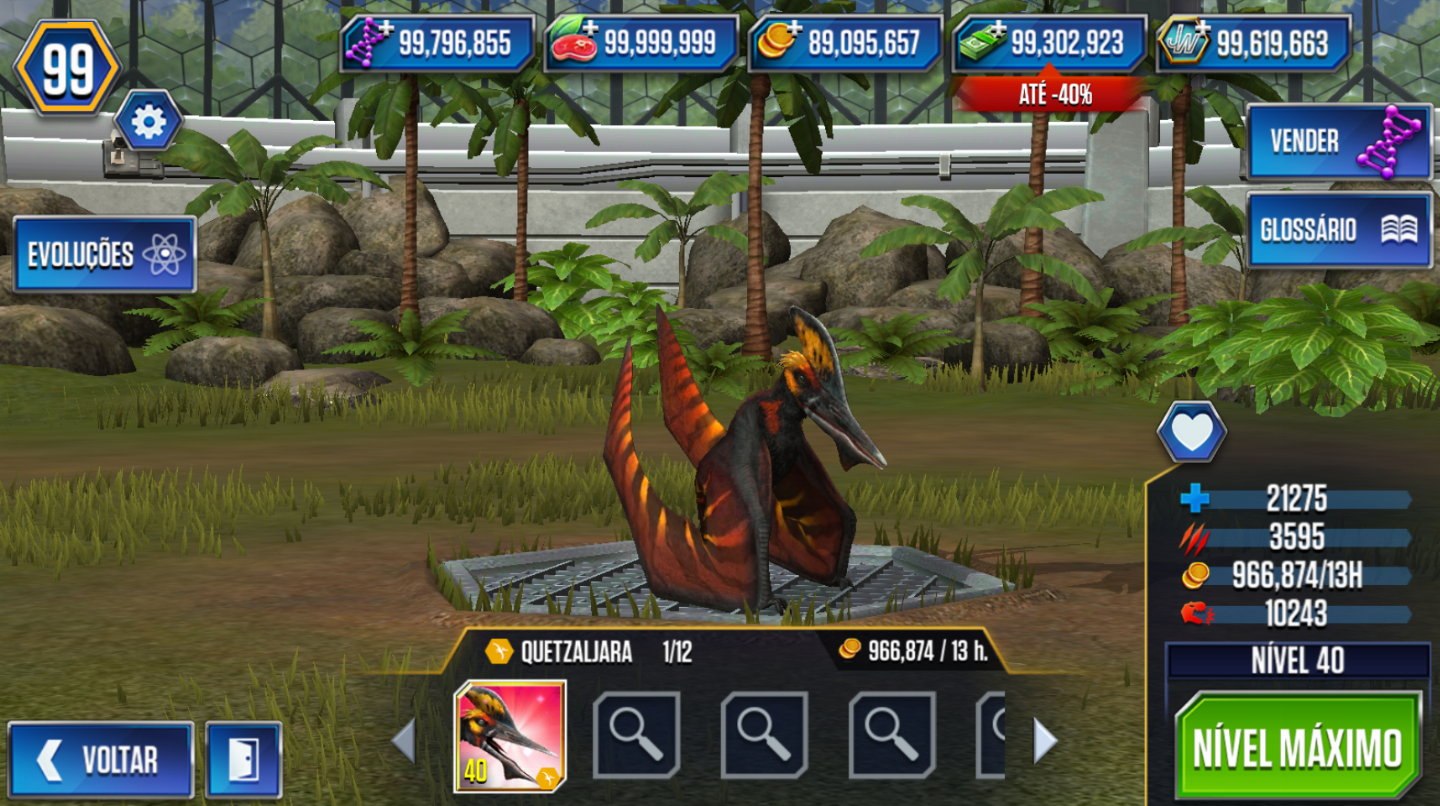 QUALQUER DINOSSAURO NO: JURASSIC WORLD - THE GAME | À SUA ESCOLHA