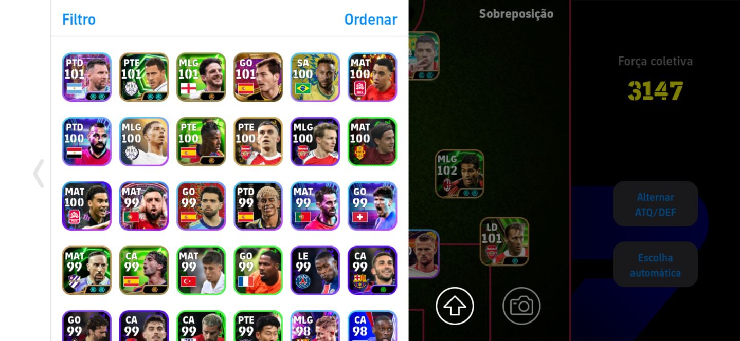 Conta efootball 3147 força