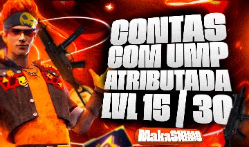 [ENTREGA AUTOMATICA] CONTA FREE FIRE UMP ATRIBUTADA |PREÇO BAIXO