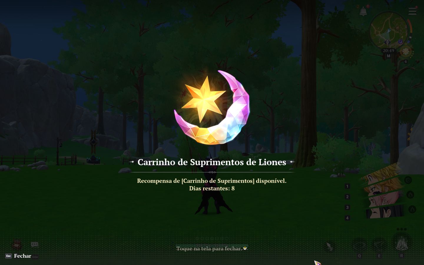 Conta End Game 7DS Origin - Meliodas P9, Ban P5 com 90 giros - pity garantido!