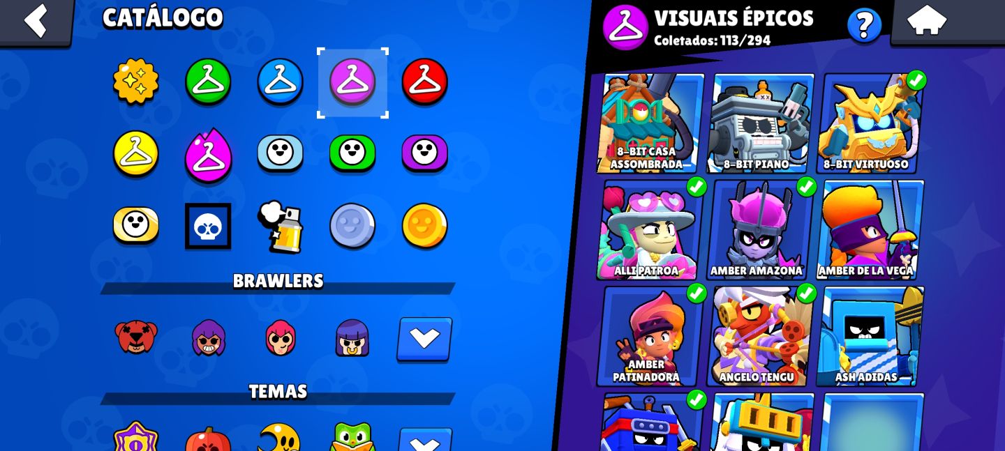 CONTA BRAWL STARS FULL 11 + 80 HIPERCARGAS