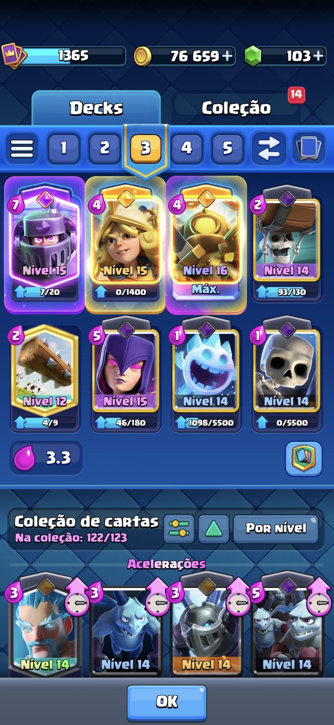 Conta de Clash Royale boa