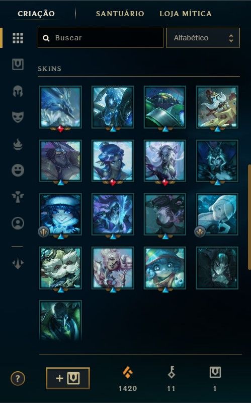 Conta Riot (LoL e Valorant) +225 Skins no Lol/+40 Skins (Premium+) no Valorant