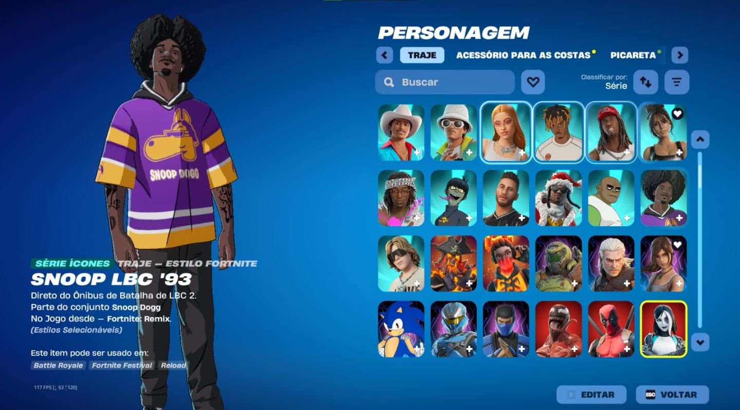 Conta de fortnite old