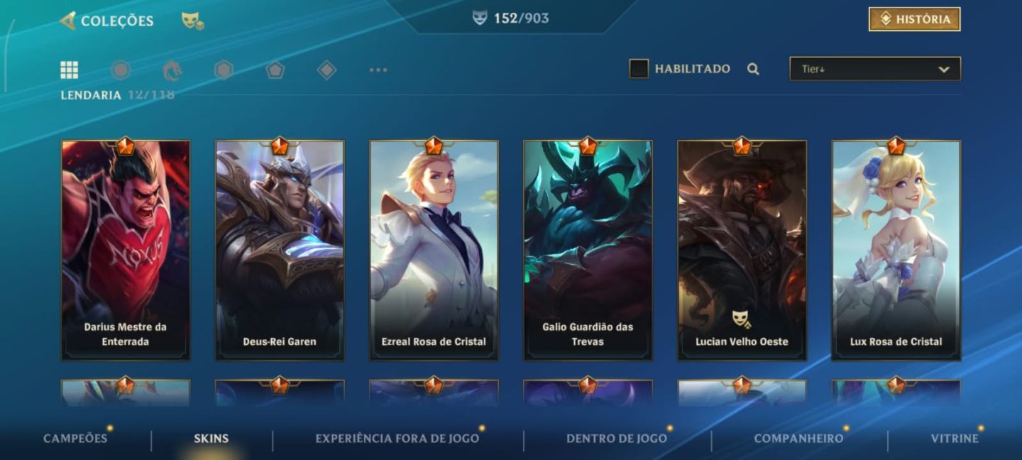 Conta de Wild Rift