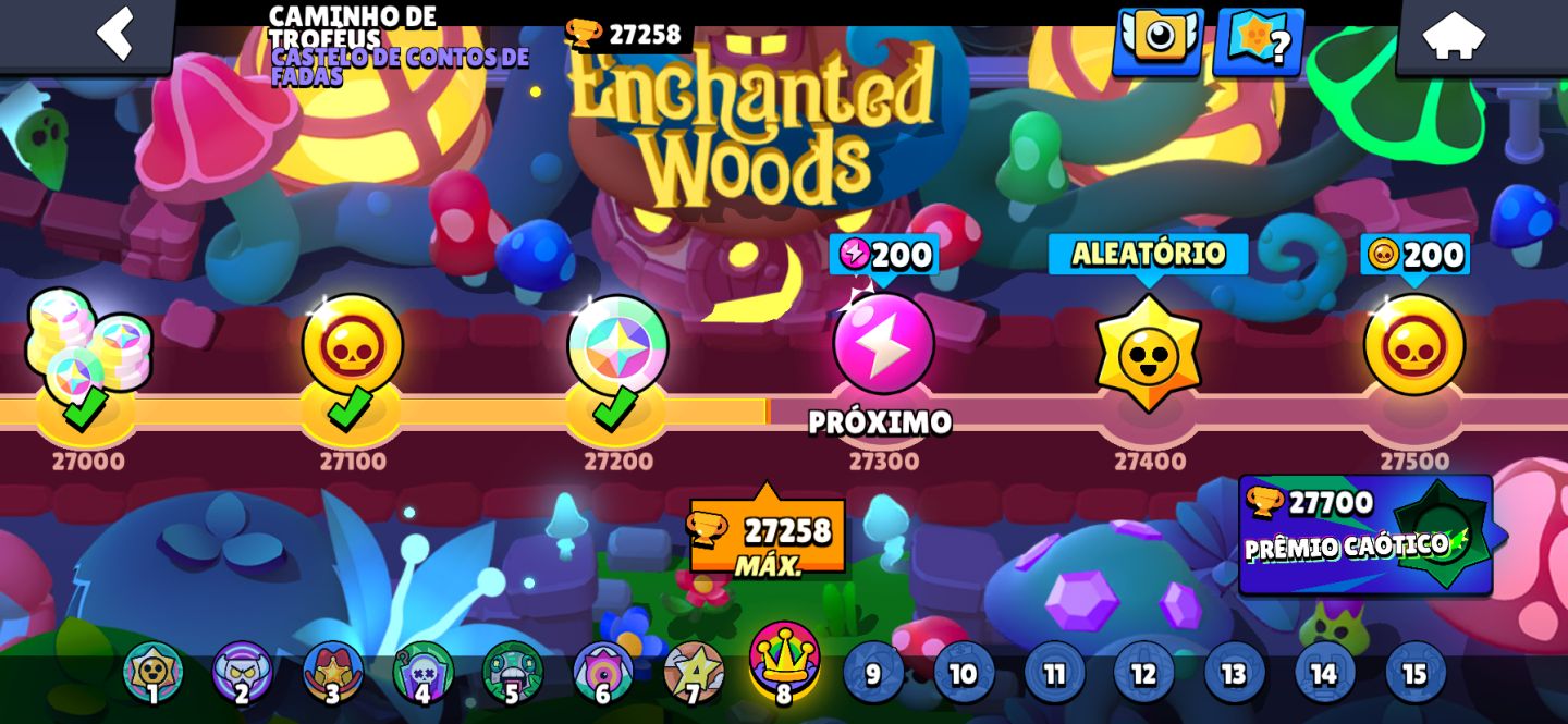 Conta Brawl Stars - 6 lendários - 24 miticos