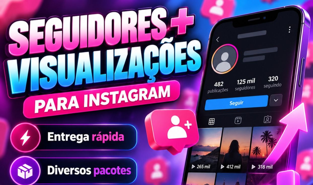 Seguidores e Visualizações para Instagram | Vários Pacotes