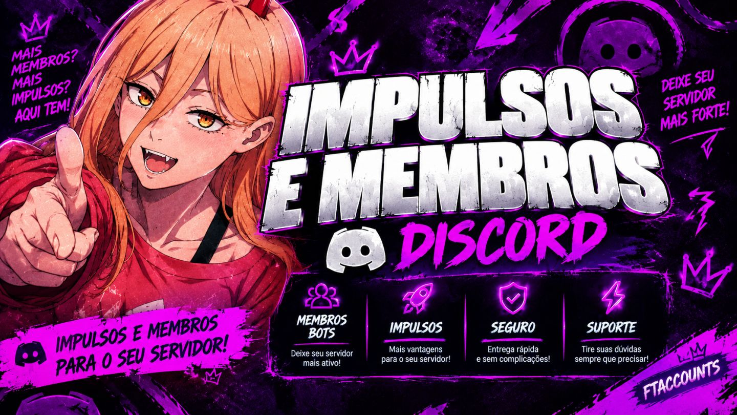 [DISCORD] IMPULSOS PARA O SEU SERVIDOR E MEMBROS ONLINE ! [PROMOÇÃO]