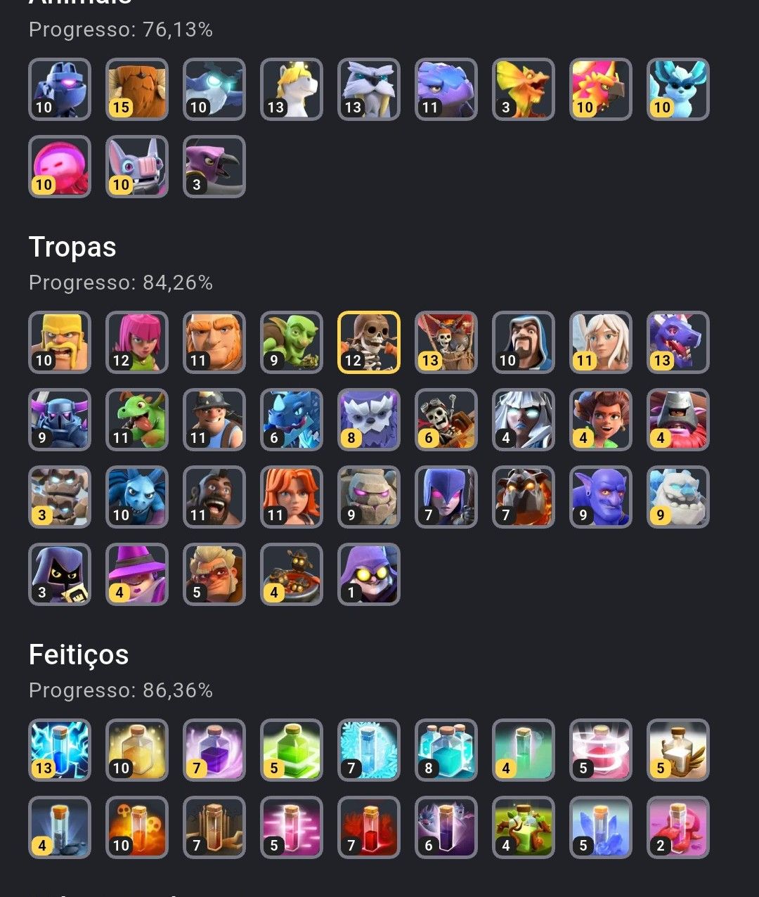 Conta th18 pronta pra guerra
