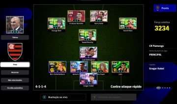 Conta eFootball (Steam) best 109, bale 108 peck da franca .inglaterra Força 3234