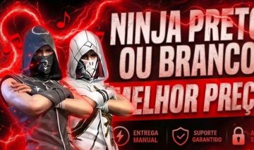 NINJA PRETO OU BRANCO, VIA ID: NÃO PRECISA ADICIONAR