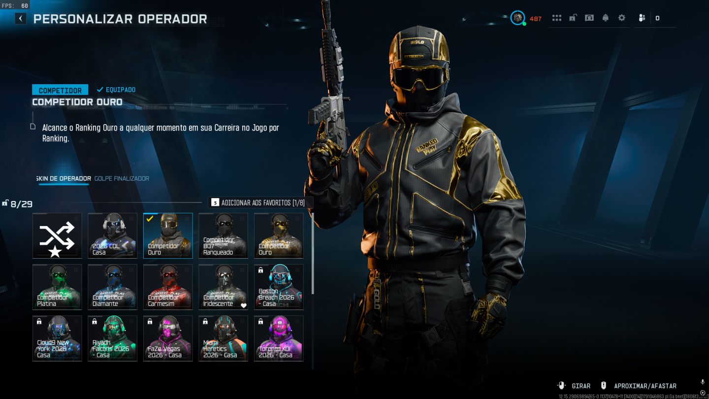 Conta Warzone/BO7 Antiga com Nuke e Irridescente, com recompensas da beta do MW4