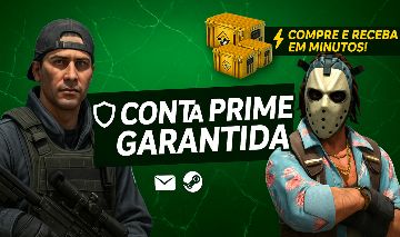 CONTAS CS2 PRIME / PREMIER COM MEDALHAS / SEM RISCO