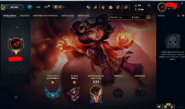 Conta nível 58, atualmente Platina IV provisório, com Honra 4.