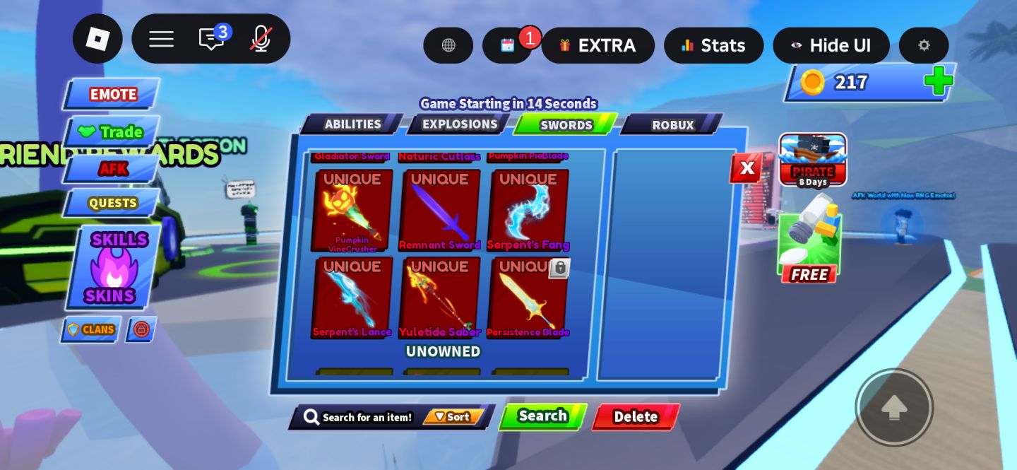 ESPADAS BLADE BALL LIMITADAS 2023/2024 | UNIQUE | ITENS DE EVENTOS ANTIGOS
