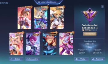 Conta mobile legends (mlbb) Skins sario e selena zenith