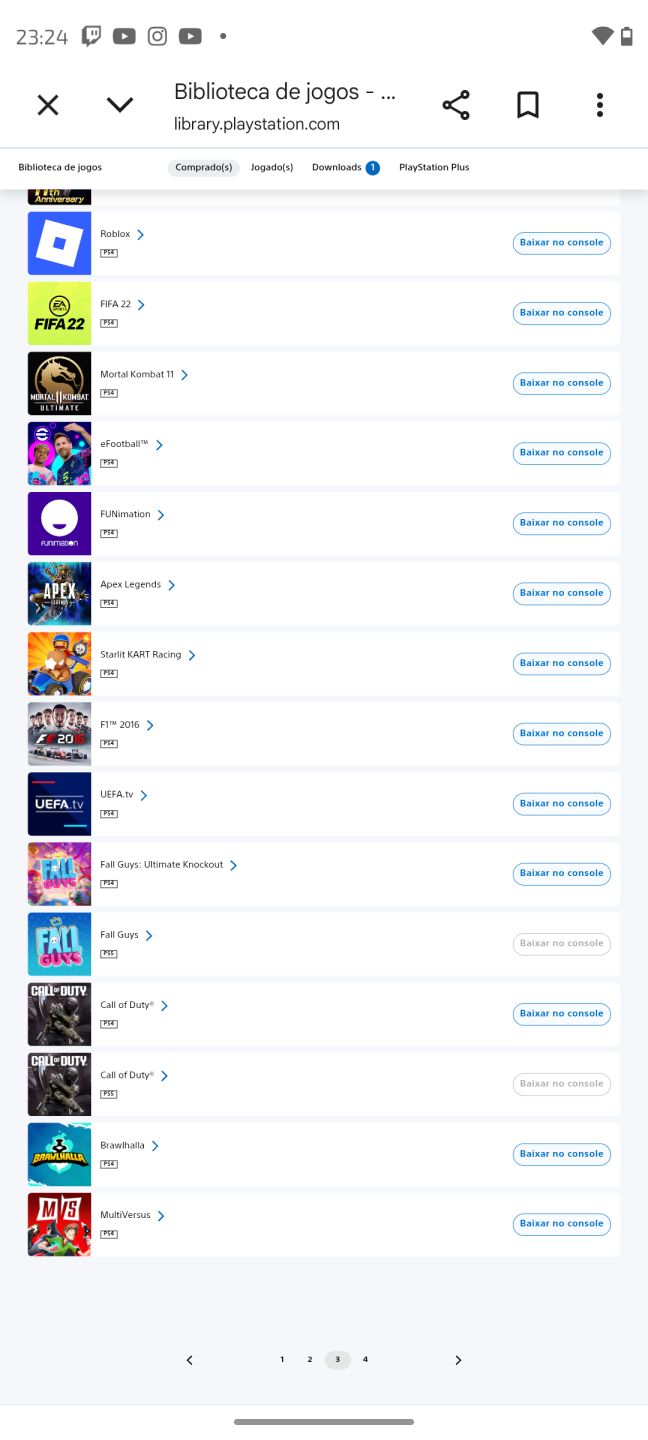 Conta psn com vários jogos top de alta qualidade pra vc se divertir