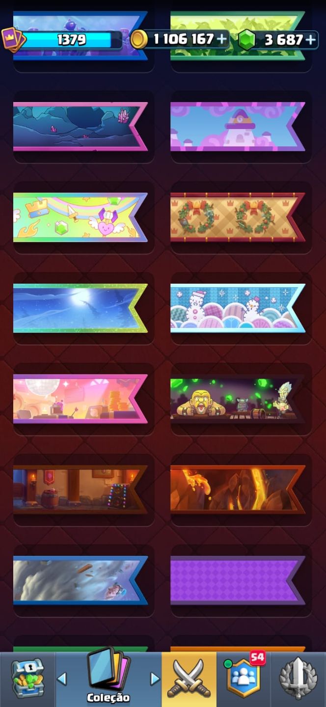 Conta Clash Royale mto boa arena 21 com quase todas as cartas oferta