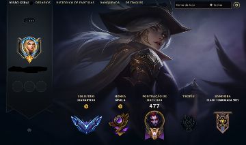 Conta diamante de League