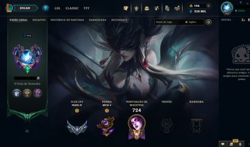 CONTA LOL | 344 SKINS | SEASON 2013