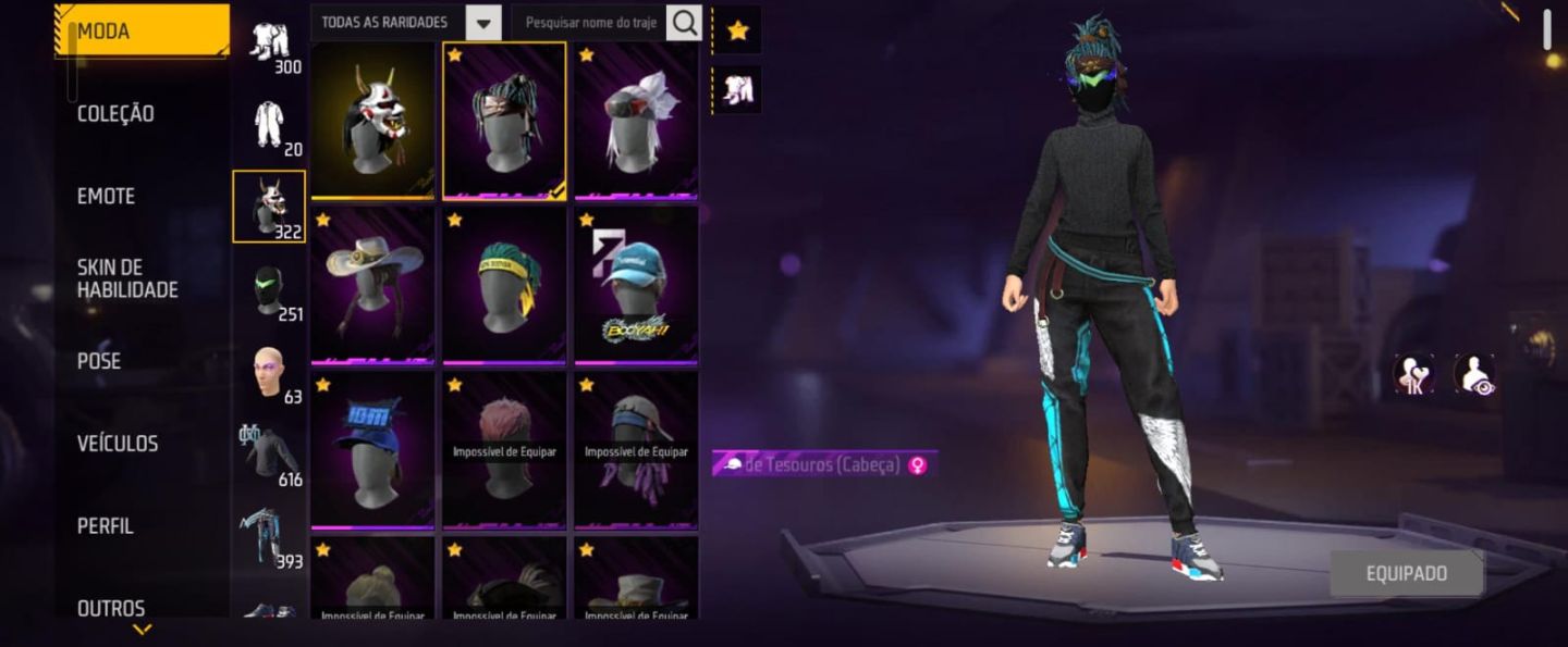 Conta de free fire com mais de 7 anos Muito rara Lvl 73, 9k Like, Arma Evolutiva