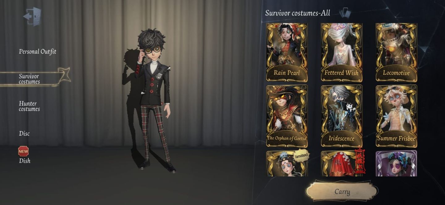 Conta Identity V | Joker/Persona 5, Frieren, Ib, COA | Skins Raras e Limitadas