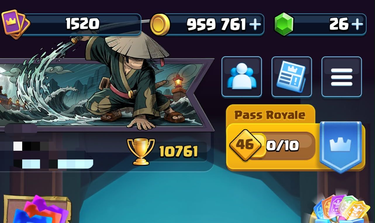 Conta Clash Royale