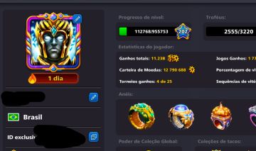 Conta 8 Ball pool!! Todos lendários FULL!! 155k notas! 20m fichas!! Tudo do jogo