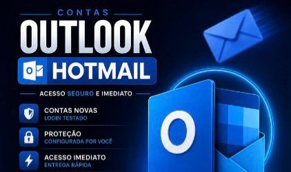 Contas Hotmail/Outlook Novas | Login Testado
