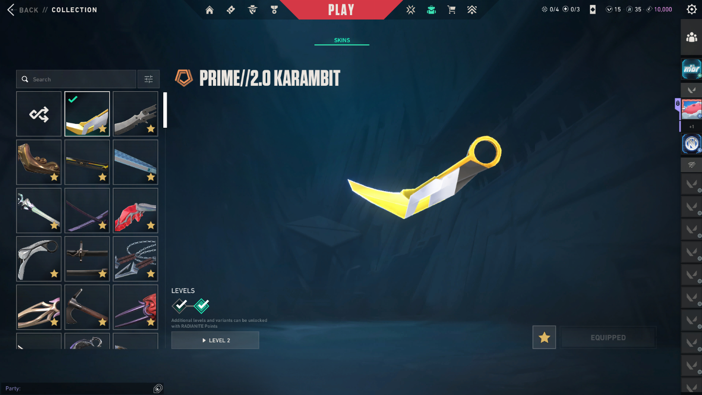 Conta de valorant com MUITA SKIN e mais de 10K gastos