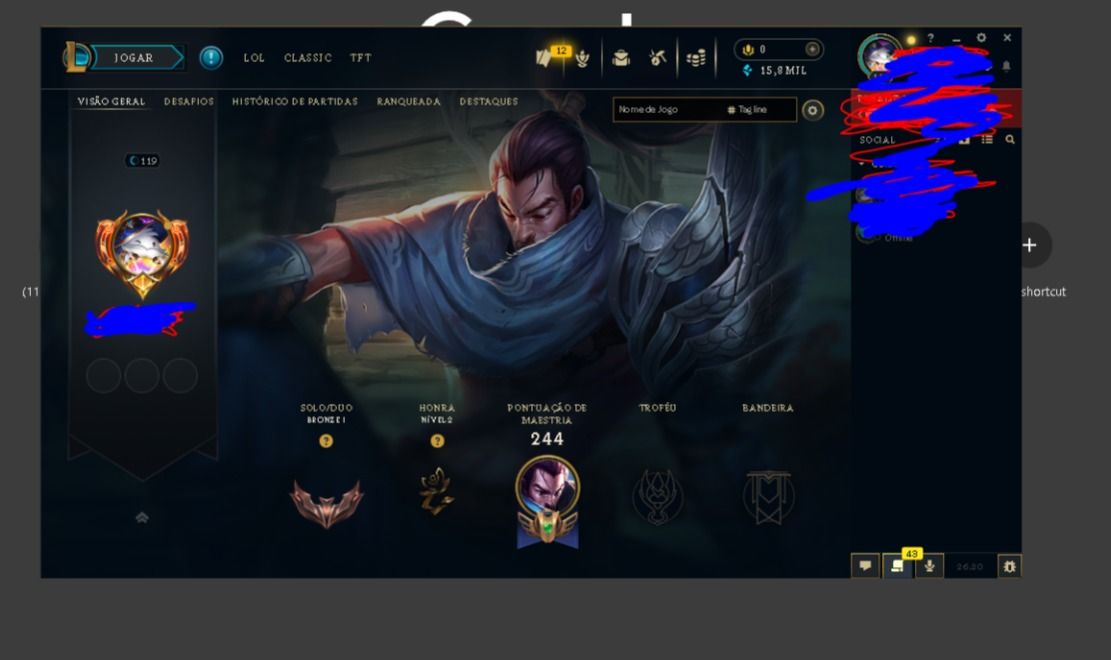 CONTA 2021 LOL 86 SKINS FULL CHAMP + VALORANTnv 34 DIAMANTE - 100% SEGURA!