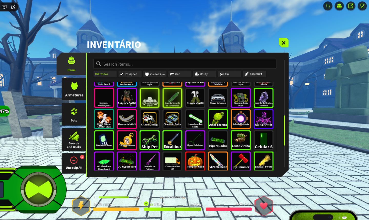 [OFERTA DE HALLOWEEN] CONTAS OMINIX LVL MÁXIMO [ENTREGA AUTOMÁTICA]