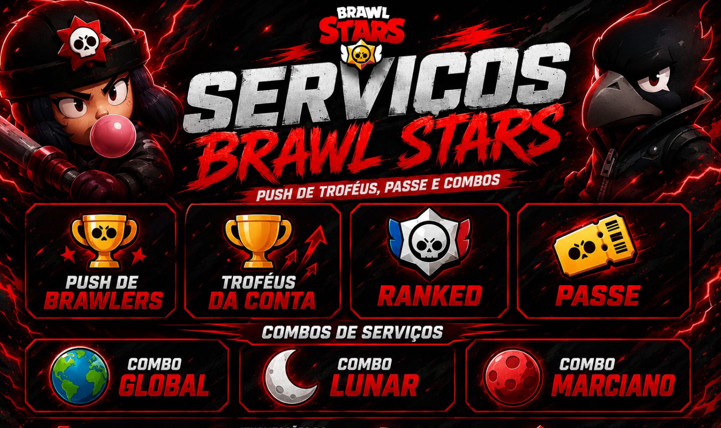 Serviços para Brawl Stars