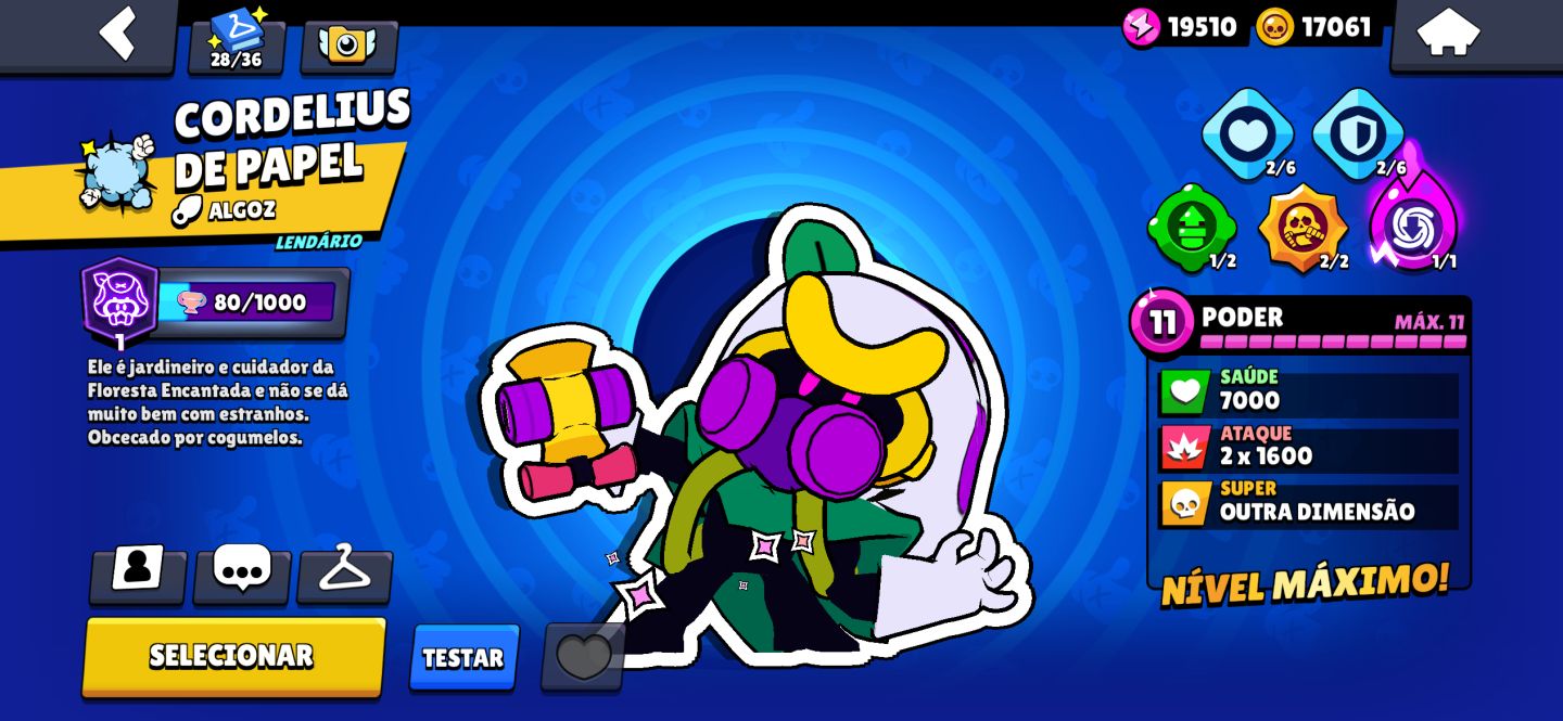 CONTA DE BRAWL STAR 47K DE TROFÉUS