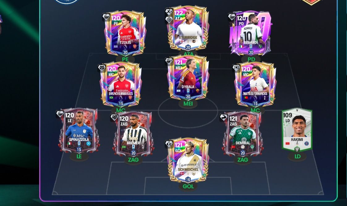 CONTA FC MOBILE EA TIME MONTADO + CARTA 122 STURRIDGE NOVO NO JOGO! + 95,8 MI