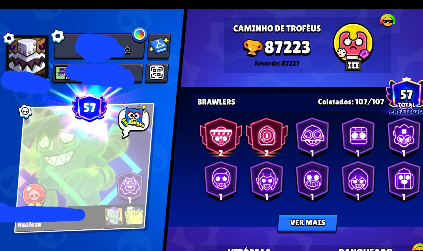 Conta Brawl Stars | 87K Troféus