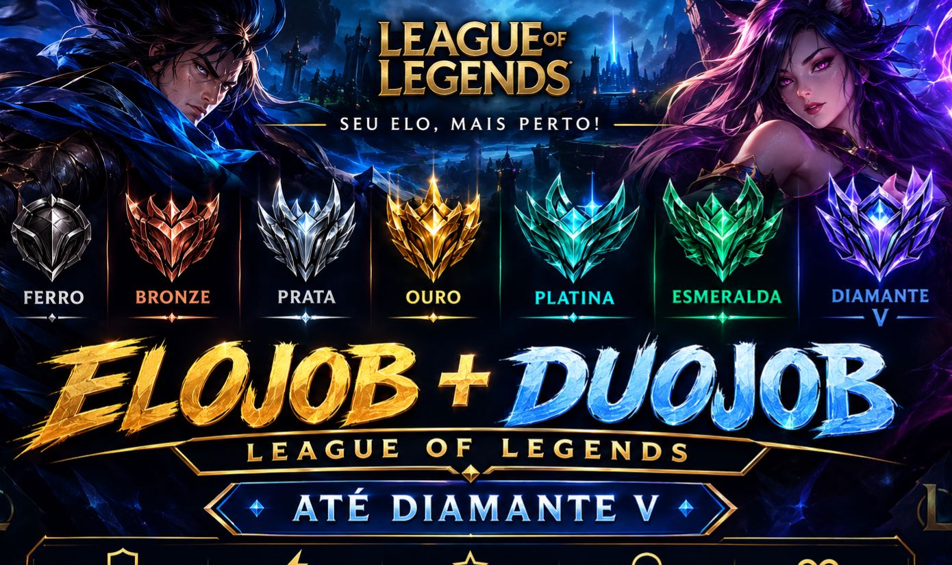 ELOJOB/DUOBOOST LOL COM OS MELHOR PREÇOS