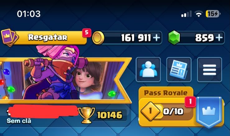 CONTA TOP CLASH ROYALE EVOLUCOES