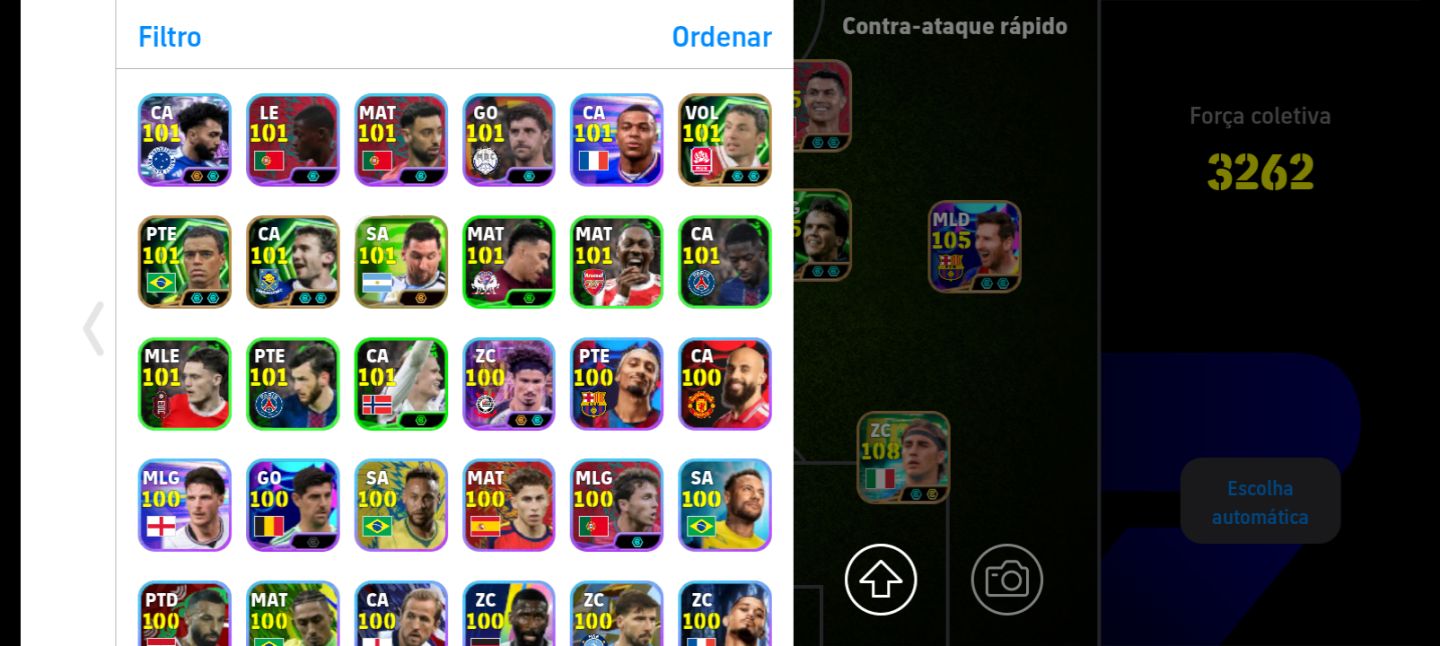 Conta de efootball 3262 overal