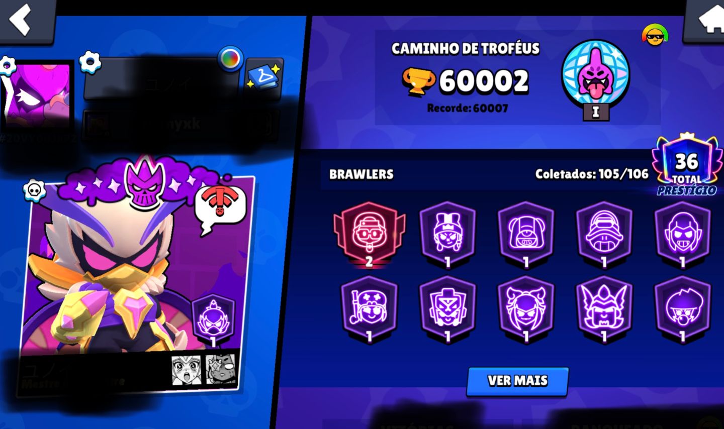 (PROMO INDISPENSÁVEL)Conta de Braw Stars muito rara com 60k de troféus