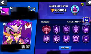 (PROMO INDISPENSÁVEL)Conta de Braw Stars muito rara com 60k de troféus