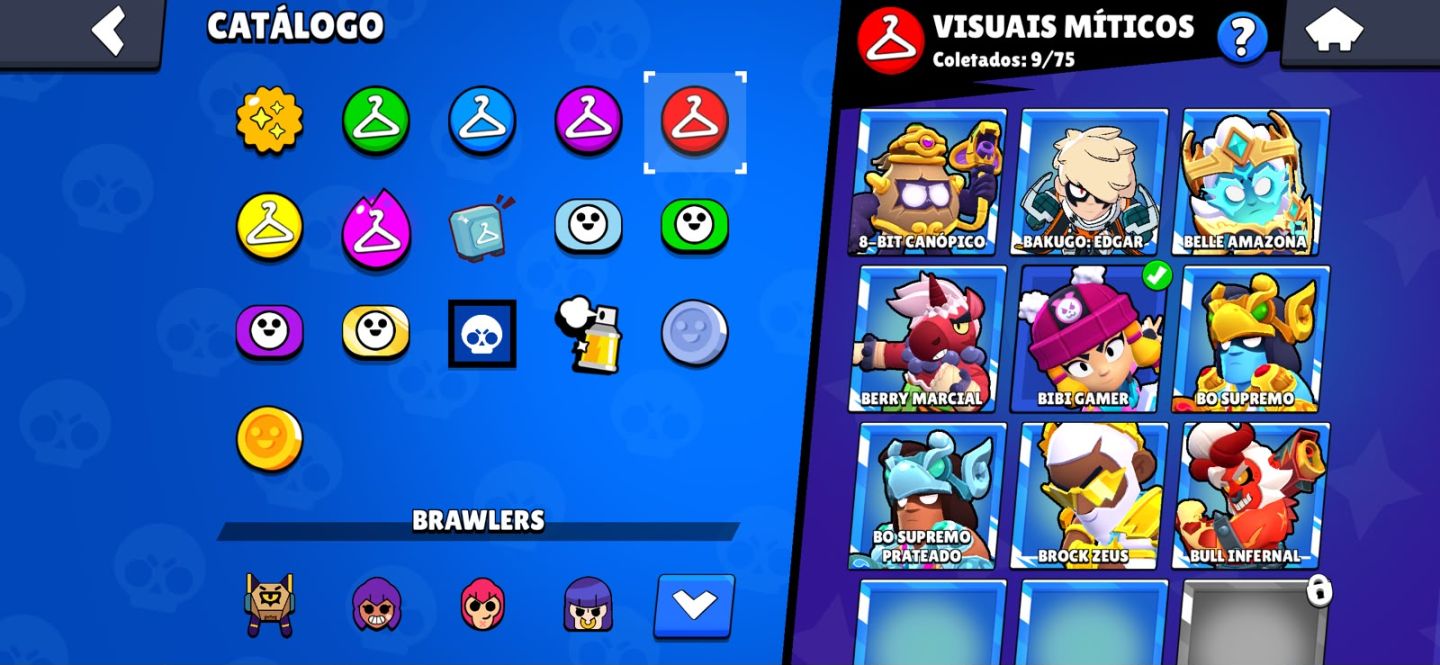 IMPERDÍVEL | 34.7K TROFÉUS | 90 BRAWLERS | MUITOS LVL 11 | GEMADA