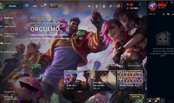 Conta league of legends, lv 330+, todos os campeões, 299 skins(leia descrição)