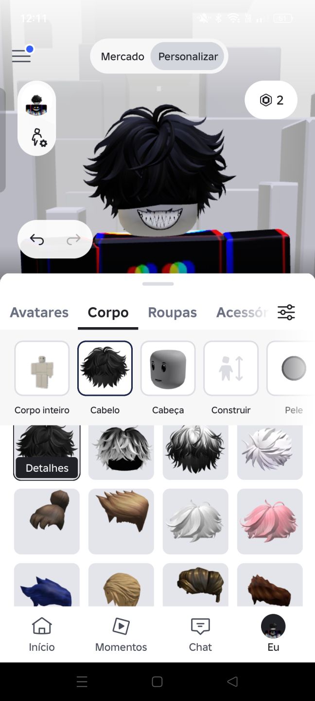 Conta de Roblox zerada