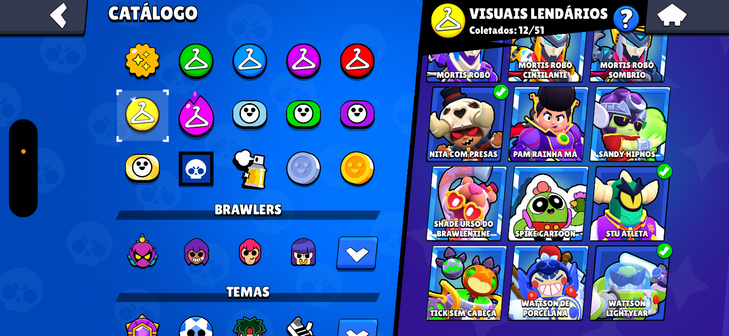 Conta de Brawl stars com 55k de troféus